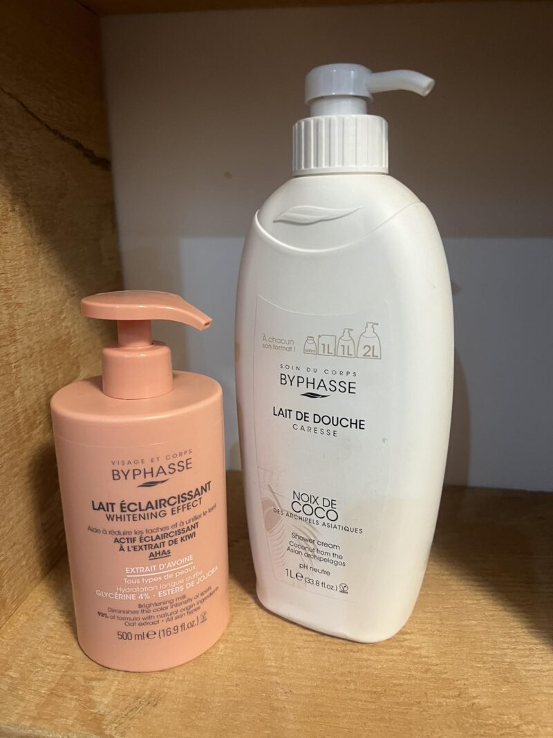 Byphasse gamme lait et gel de douche